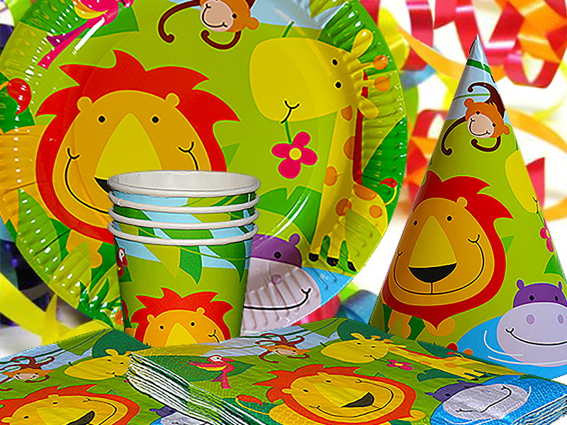 Jungle Party Tableware